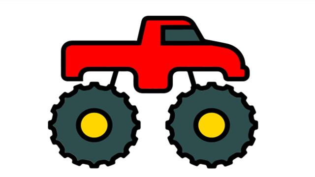 Transport and transportation easy coloring pages